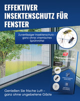 PIC Fliegengitter 130x150 cm Schwarz 3er Set – ohne Bohren, Mückenschutz | Ohne Bohren, waschbar und wiederverwendbar, Mückenschutz gegen Mücken und Fliegen