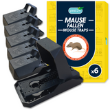 pest24 Mausefalle Schlagfalle 6X