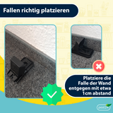 pest24 Mausefalle Schlagfalle 6X