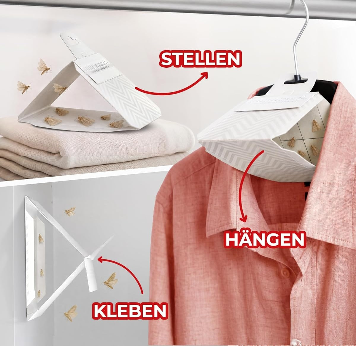 PIC Kleidermottenfalle 8x – Produktbild aus dem Amazonangebot