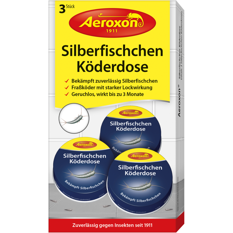 Aeroxon Silberfisch Köderdose